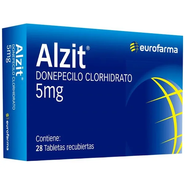 Alzit Donepezilo Clorhidrato 5Mg Eurofarma Caja X 28 Tabletas