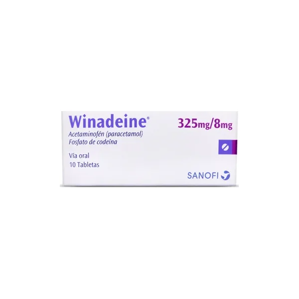 Winadeine 325/8 MG Caja X 10 Tabs