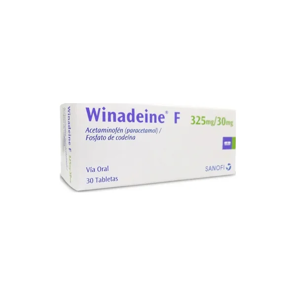 Winadeine F 325/30 MG Caja X 30 Tabs
