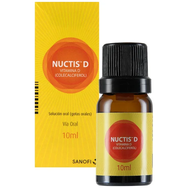 Nuctis'D Vitamina D Sanofi Frasco Solución Oral X 10 Ml