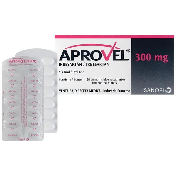 Aprovel 300Mg Comprimidos Caja X28Com. Sanofi Irbesartán              