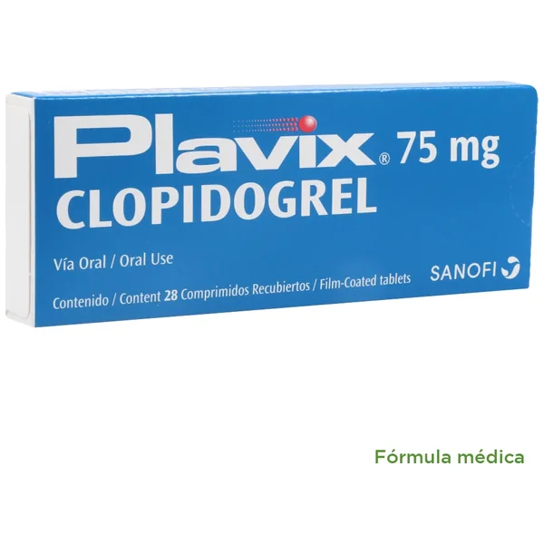 Plavix Tabletas Recubiertas 75Mg Caja X 28