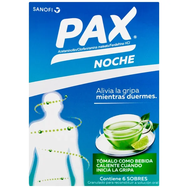 PAX Noche Limon CJA X 6 Sobres
