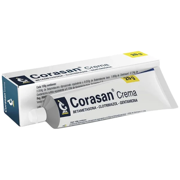 Corasan Betametasona + Clotrimazol + Gentamicina Incobra Crema Tubo X 40 Gr
