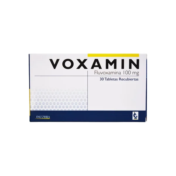 Voxamin Fluvoxamina 100 Mg Incobra Caja X 30 Tabletas