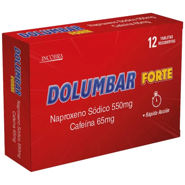 Dolumbar Forte (65+550)Mg Tableta Recubierta Caja Por 12
