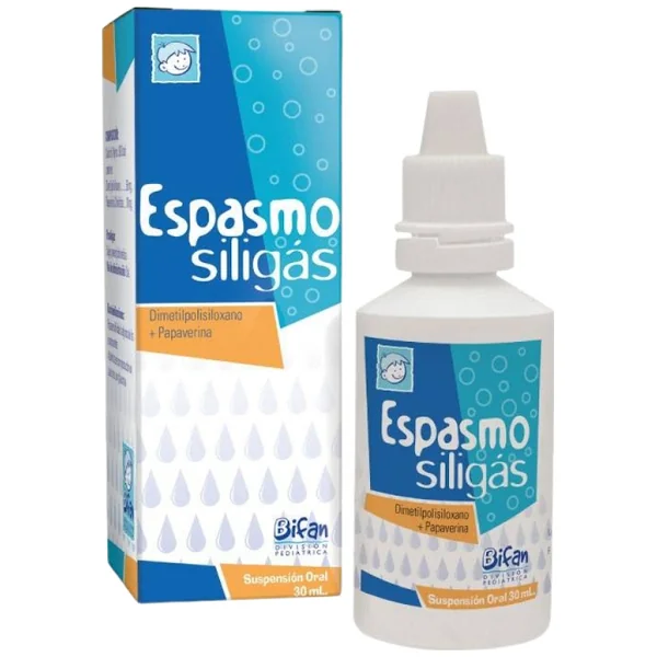 Espasmo Siligas Dimetilpolisiloxano + Papaverina 66Mg/10mg Incobra Siligas Frasco X 30 Ml