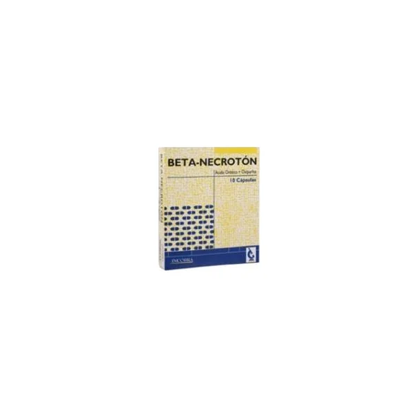 Beta-Necrotón Ácido Orotico + Oxipurina 200Mg/50mg Incobra Caja X 10 Cápsulas