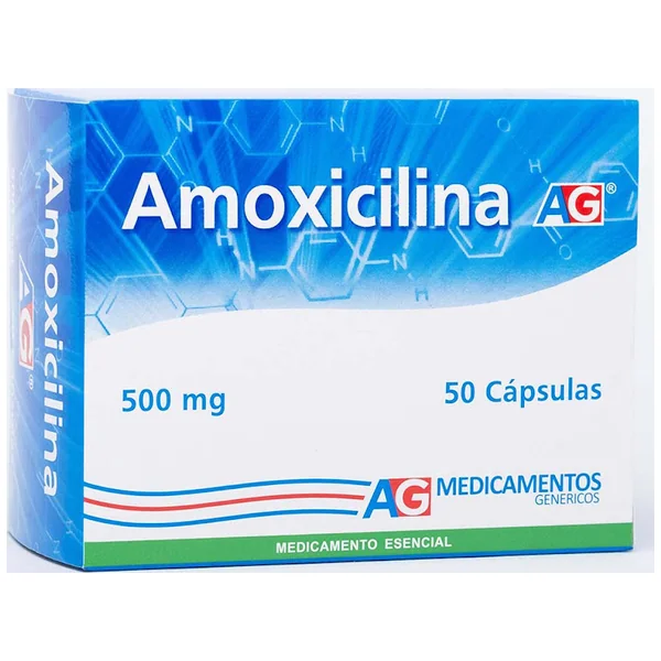 Amoxicilina 500 Mg AG Caja X 50 Cápsulas