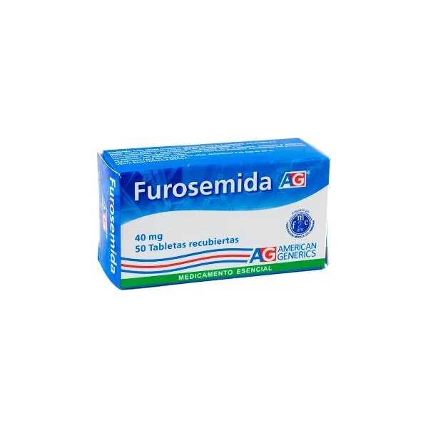 Furosemida AG 40 Mg Caja X 50 Tabletas