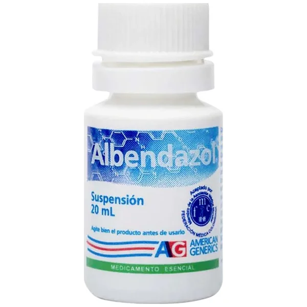 Albendazol AG 400 Mg Frasco X 20 Ml