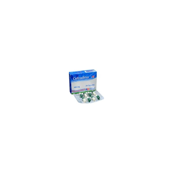 Cefradina AG 500 Mg Caja X 24 Cápsulas