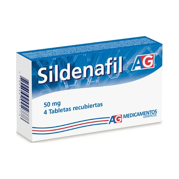Sildenafil 50Mg AG Caja X 4 Tabletas