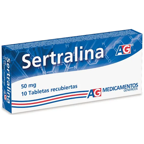 Sertralina 50Mg AG Caja X 10 Tabletas
