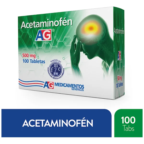 Acetaminofén 500 Mg Lafrancol Caja X 100 Tabletas
