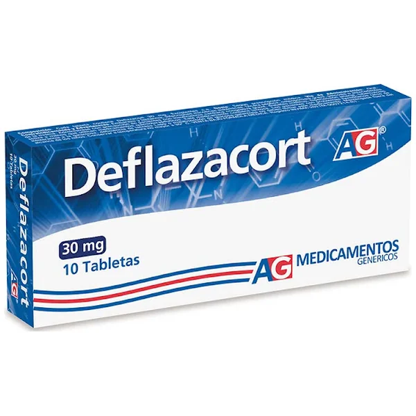 Deflazacort 30Mg AG Caja X 10 Tabletas