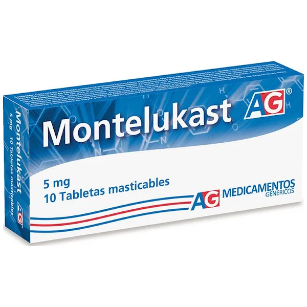 Montelukast 5Mg AG Caja X 10 Tabletas