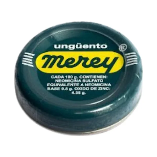 Merey Ungüento Lata X10G. Merey Neomicina Sulfato Oxido De Zinc