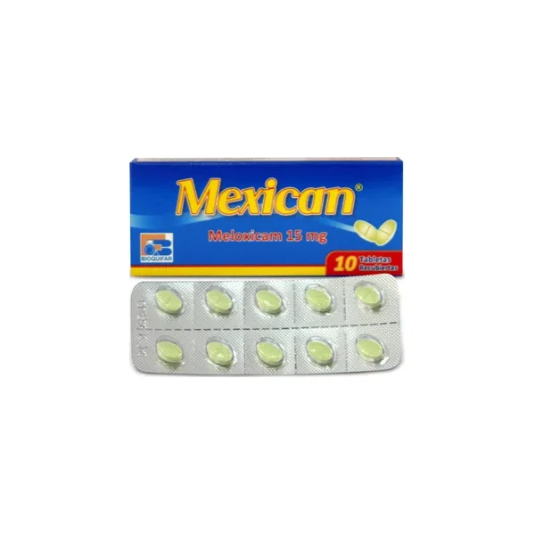 Mexican 15 MG Caja X 10 Tabs