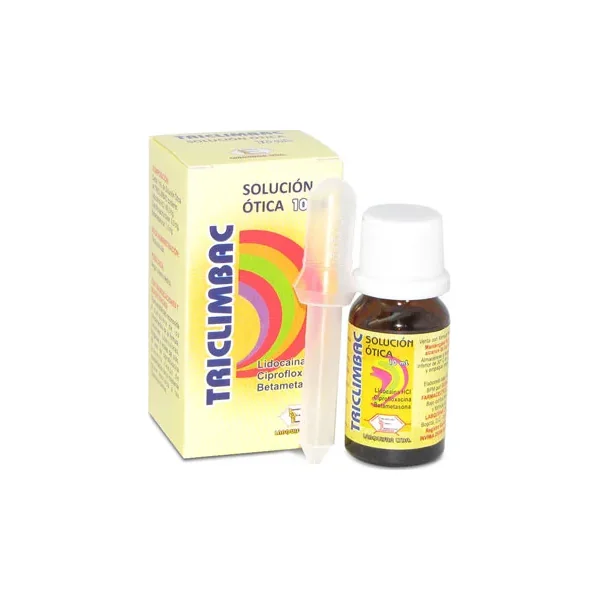Triclimbac Solucion Otica FCO X 10 ML