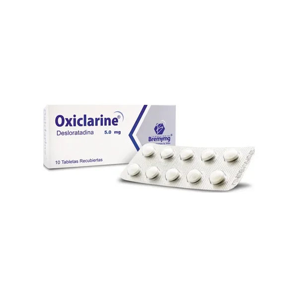 Oxiclarine 5 MG Caja X 10 Tabs