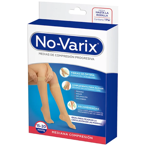 CALC.NOVARIX TRA.NEGR.MUJ.15-20MMHG T.M