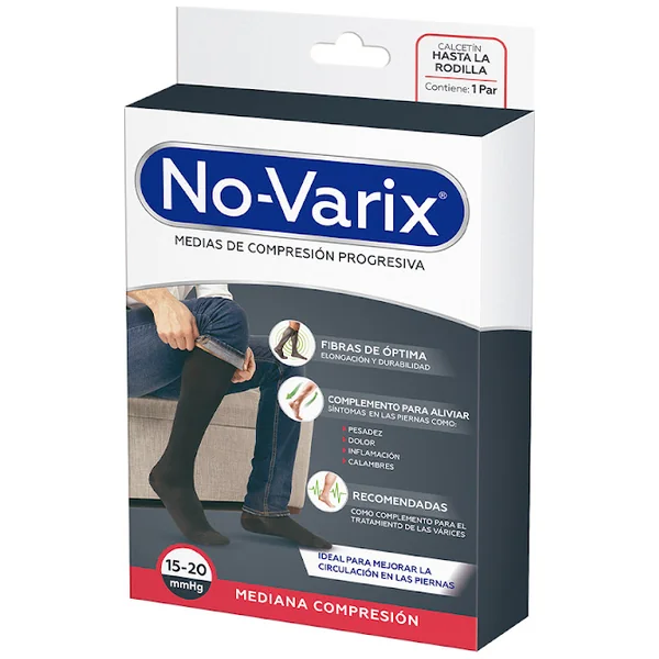 CALCET HOMB NOVARIX 15-20MMHG.NEGRO.T.M