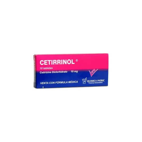 Cetirrinol 10 MG Caja X 10 Tabs