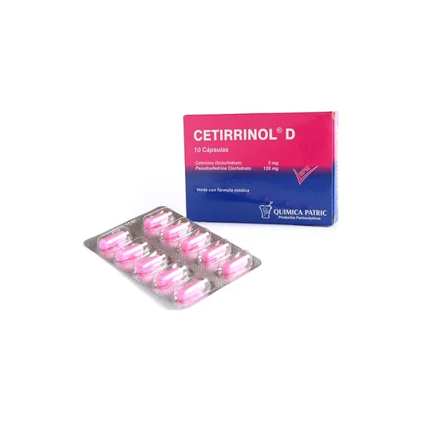 Cetirrinol D Caja X 10 Caps