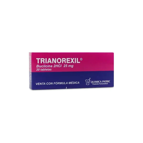Trianorexil 25 MG Caja X 20 Tabs