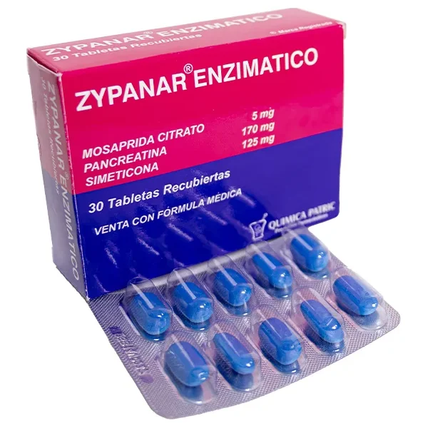 Zypanar Enzimatico Caja X 30 Tabs