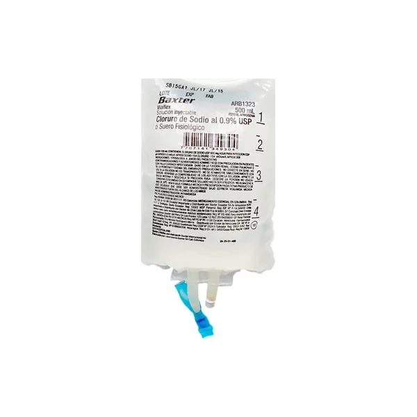 Suero Fisiologico Baxter Bolsa X 500 ML