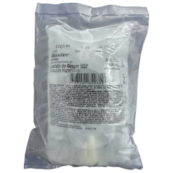 Lactato De Ringer Cloruro De Sodio 5% Bolsa X 500 Ml