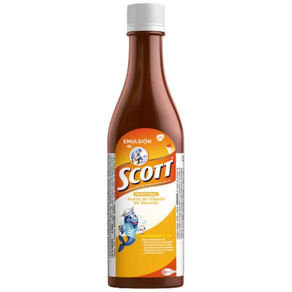 Emulsión De Scott Vitamina A + D3 Haleon Tradicional X 360 Ml