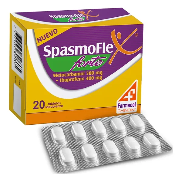Spasmoflex Forte 500/400 MG Caja X 20 Tabs