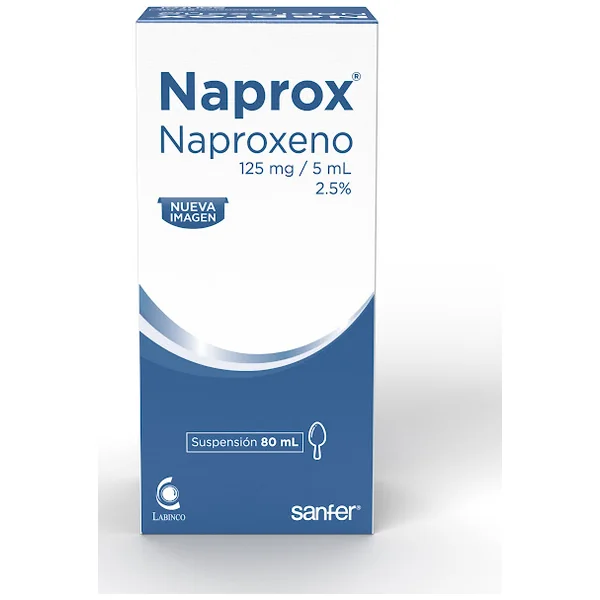 Naprox Naproxeno 2.5% Suspensión Labinco Frasco X 80Ml