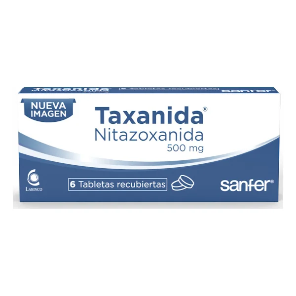 Taxanida Nitazoxanida 500Mg Labinco Caja X 6 Tabletas