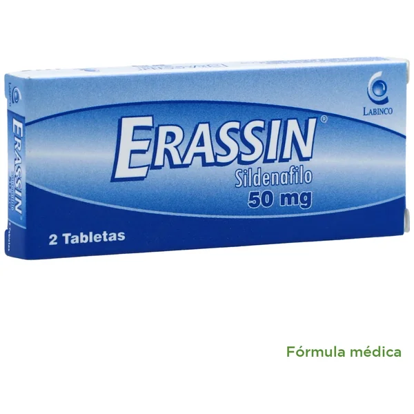 Erassin 50 Mg Tabletas Caja X 2