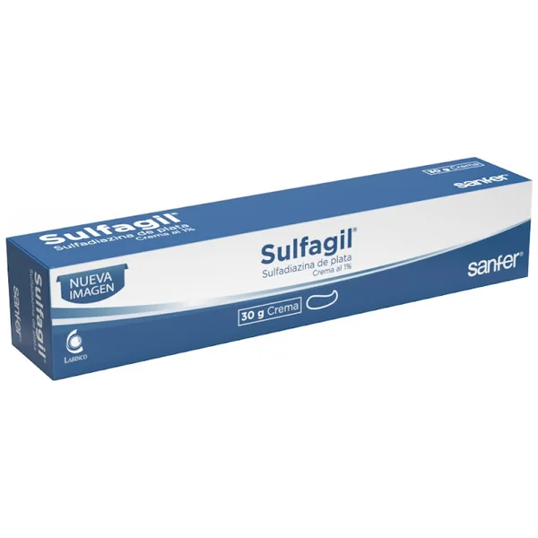 Sulfagil Sulfadiazina De Plata 1% Crema Tubo X 30 Gr