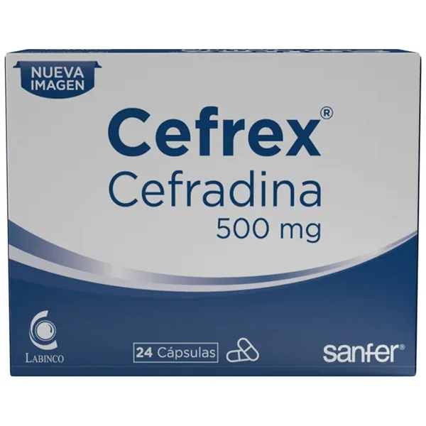 Cefrex 500 MG Caja X 24 Caps