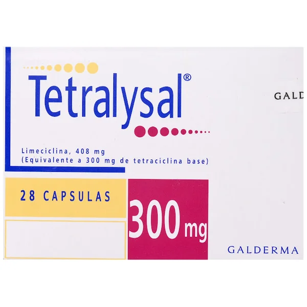 Tetralysal Limeciclina 300 Mg Galderma X 28 Cápsulas