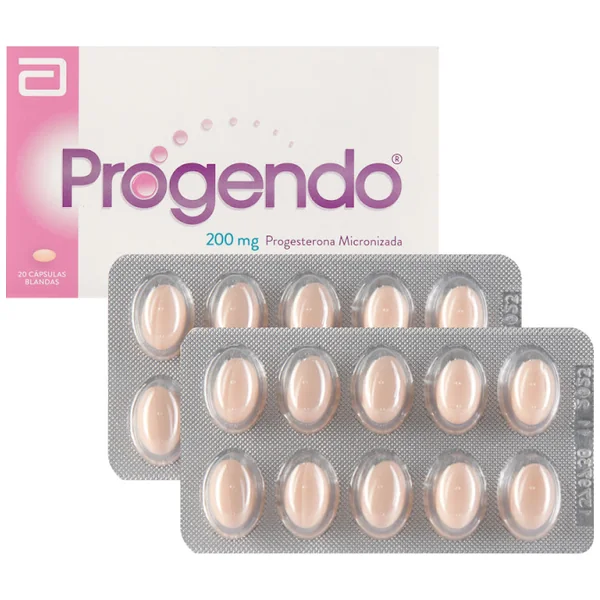Progendo Progesterona Micronizada 200 Mg Abbott Caja X 20 Cápsulas