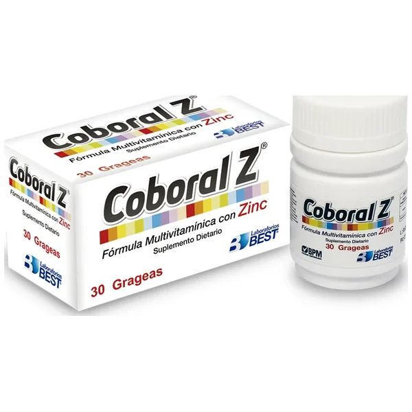Coboral Z Multiples Componentes Tabletas Recubiertas Caja Por 30