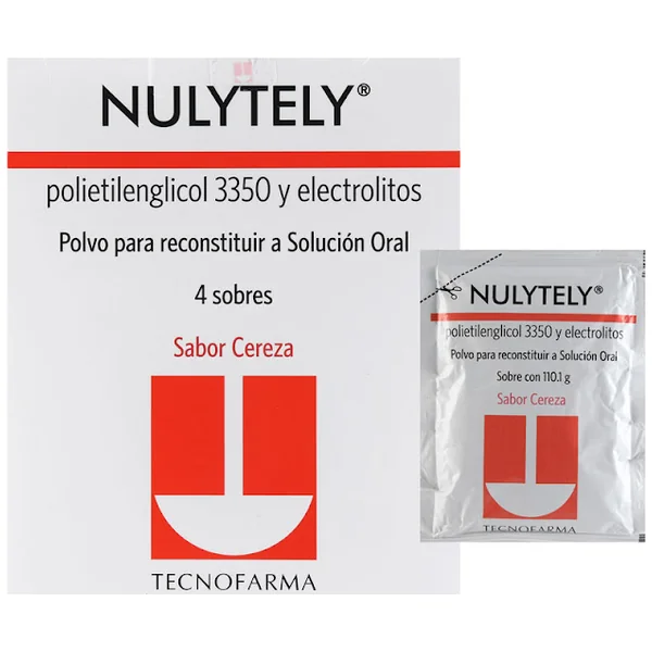 Nulytely Polietilenglicol 3350 Tecnofarma Caja X 4 Sobres