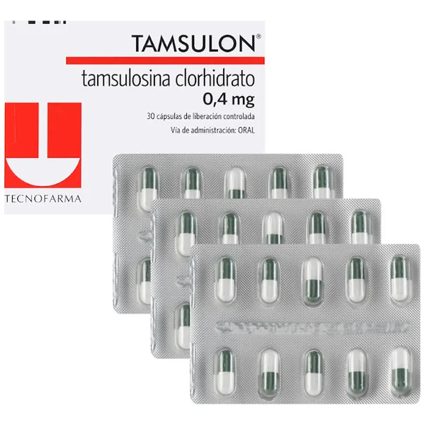 Tamsulon Tamsulosina 0.4 Mg Tecnofarma Caja X 30 Cápsulas