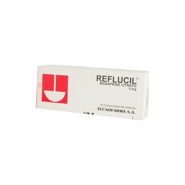 Reflucil Mosapride Citrato 5 Mg Tecnofarma Caja X 30 Comprimidos