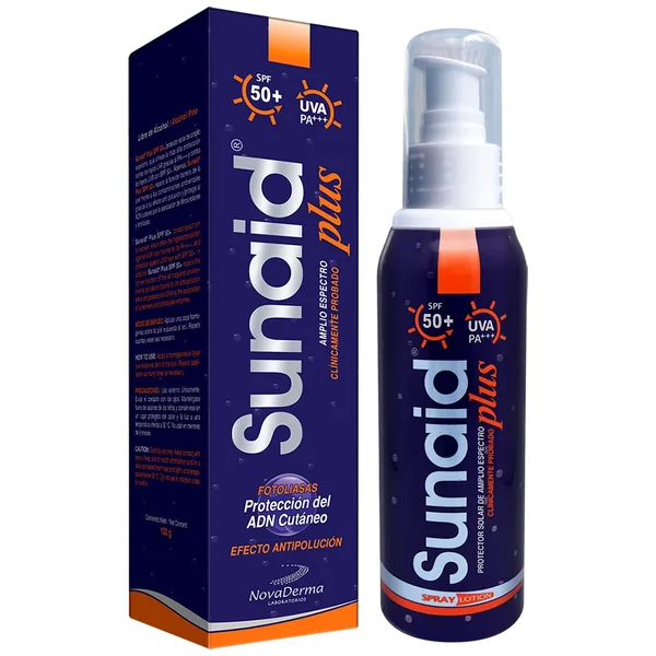 Sunaid Plus Spf 50 Emulsion Tópica Frasco X 100 Gr