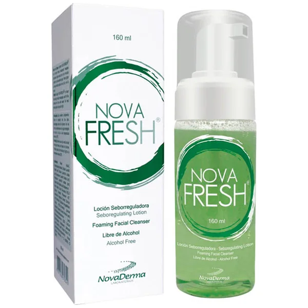 Loción Novaderma Nova Fresh Sebo Reguladora Libre De Alcohol X 160 Ml