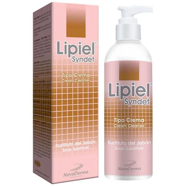 Crema Novaderma Lipiel Syndet Limpiador Sustituto De Jabón X 220 Ml