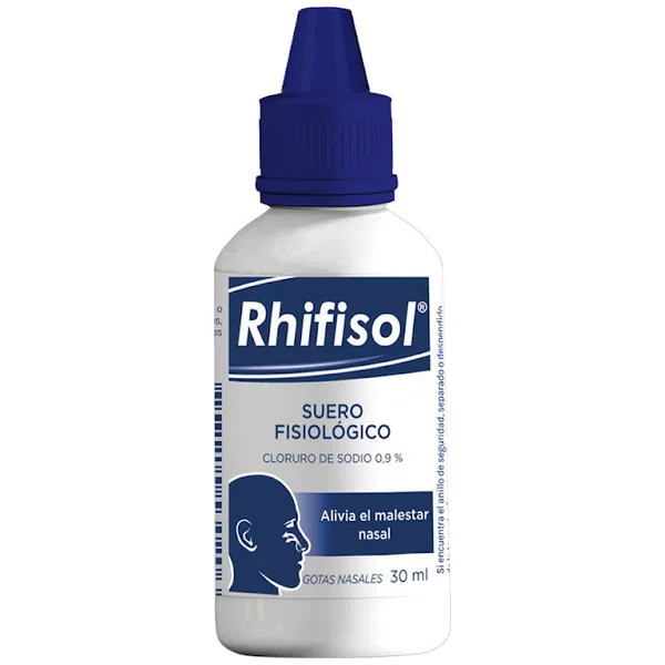 Rhifisol Suero Fisiológico Cloruro De Sodio 0.9% Gerco Frasco X 30 Ml